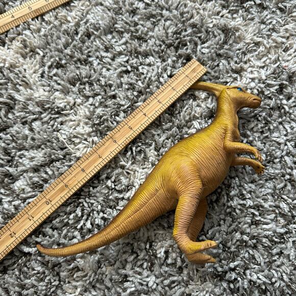 Parasaurolophus Dinosaur Figure Lucky Star Vintage - Picture 9 of 9